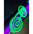 Lunette Spirale verte phospho Lunette Spirale verte phospho
