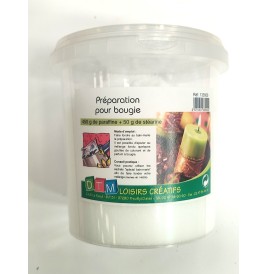 Préparation pour bougie  450 gr de paraffine + 50 gr de stéarine