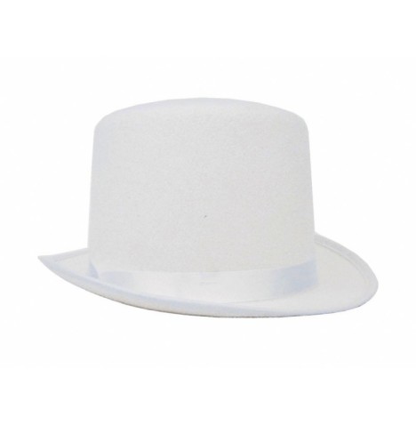 chapeau Haut de forme  feutrine avec ruban