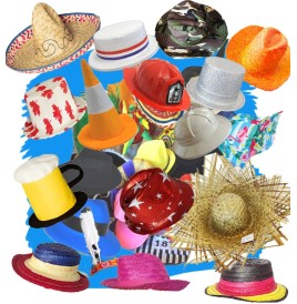 Lot de  chapeaux originaux : soirée tête de ouf garantie !