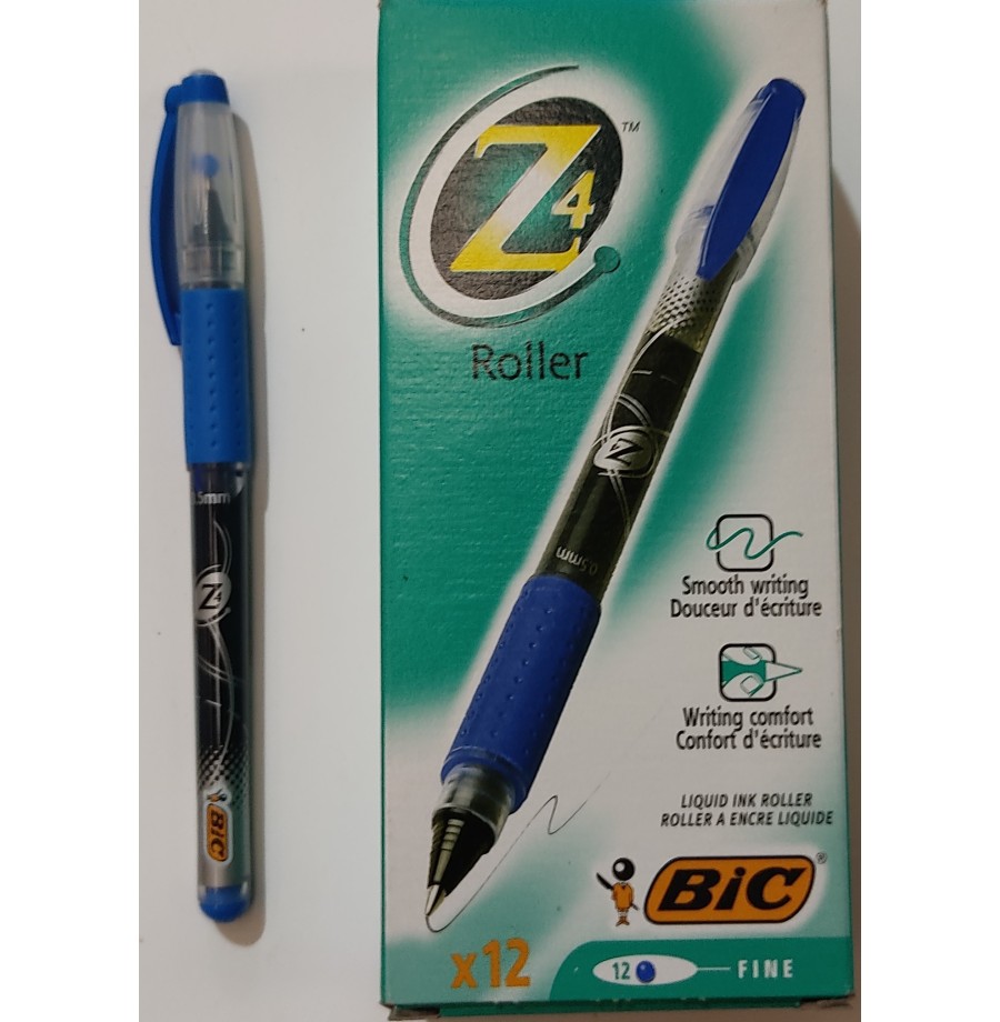 Stylo Roller Z4 diam. 0,5 mm Bic l'unité Couleurs au choix