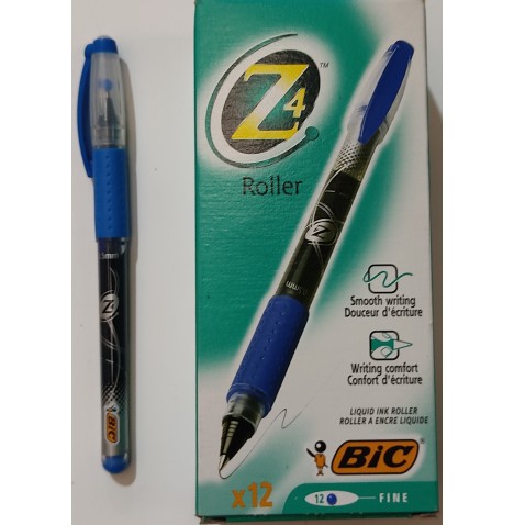 Stylo Roller Z4 diam. 0,5 mm Bic l'unité Couleurs au choix