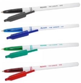 Stylo fine carbure Reynolds 045 le lot de 4