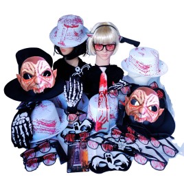 Lot Halloween Sanglant – Chapeaux, Masques, Lunettes & Accessoires