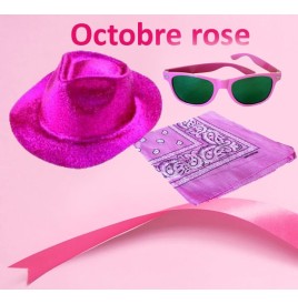 Lot Octobre Rose – Accessoires Solidaires Roses pour Événements
