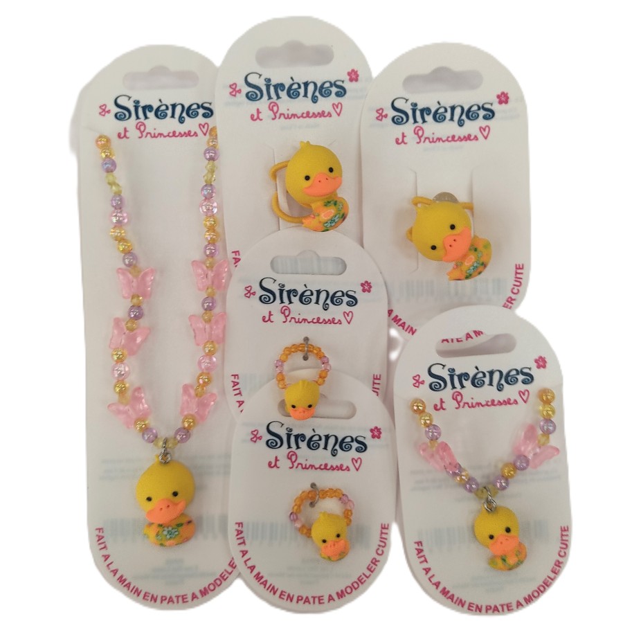 Parure bijoux sirène et princesse 6 pièces, 21 Modèles au choix Parure bijoux sirène et princesse 6 pièces, 21 Modèles au choix