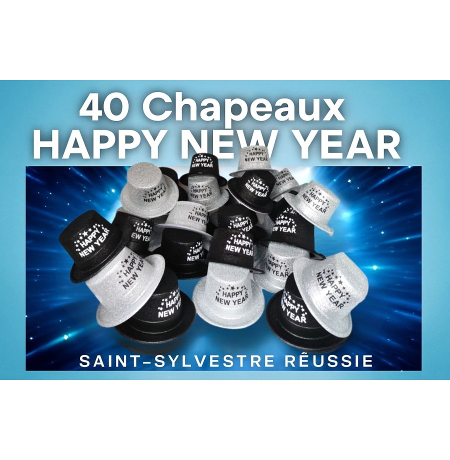 40 Chapeaux HAPPY NEW YEAR 40 Chapeaux HAPPY NEW YEAR