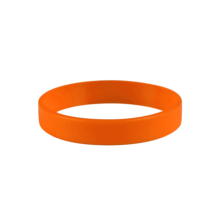 Bracelet silicone orange