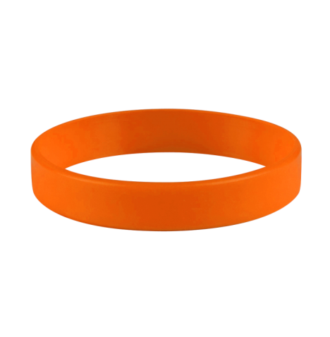 Bracelet silicone orange