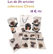 Lot de 24 articles Collections CHIENS