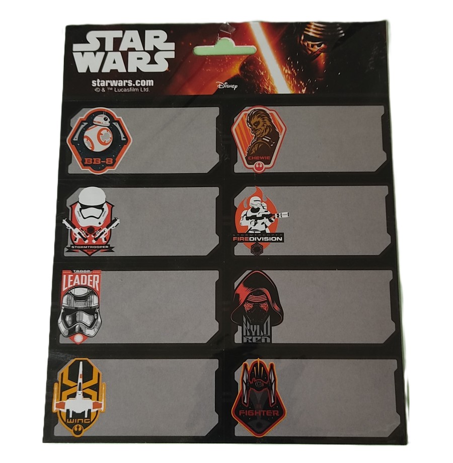 Planche de 16 étiquettes adhésives pour cahiers Planche de 16 étiquettes adhésives pour cahiers