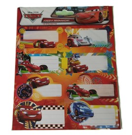 Planche de 16 étiquettes adhésives pour cahier