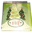 Destockage Carte de voeux + enveloppe " Joyeux Noël " à partir de 5 : 0.50 € au lieu de 2 € ttc