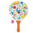 Raquettes beach ball 34 x 19 cm + 1 balle