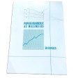 Bloc 30 feuilles papier millimétré 21x29,7 cm bleu