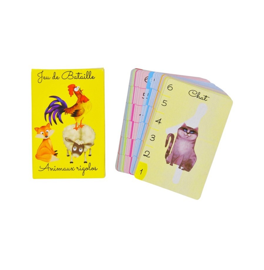 Jeu de la Bataille, Animaux rigolos