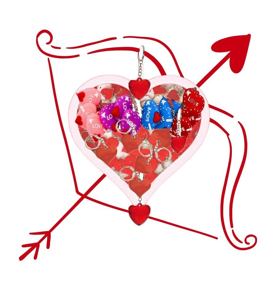 32 Porte clés Saint Valentin