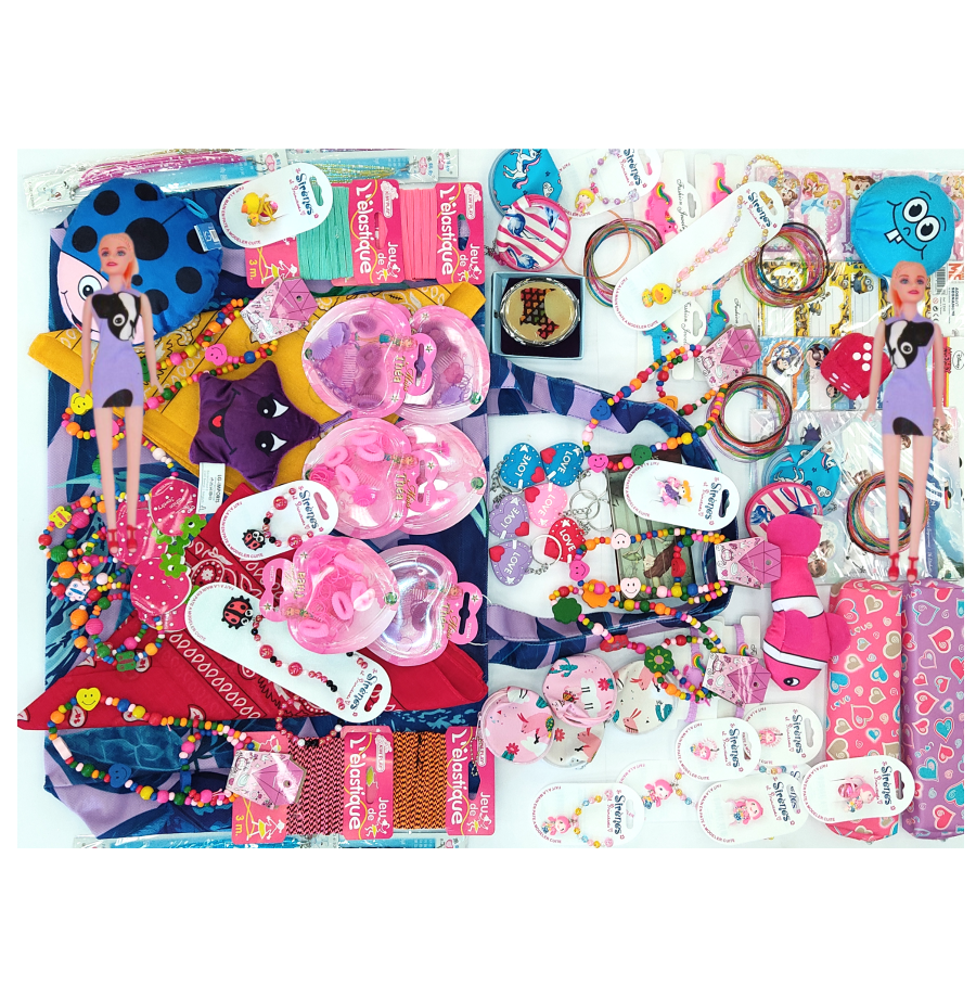 Lot pêche filles 100 articles