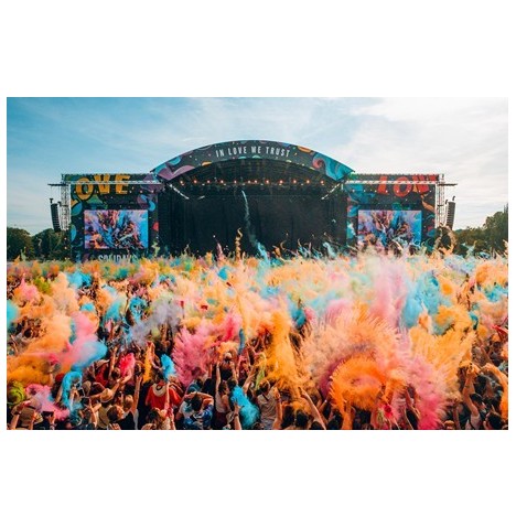 Poudre Holi 70 g 🌈 – Couleurs vives pour fête & fun