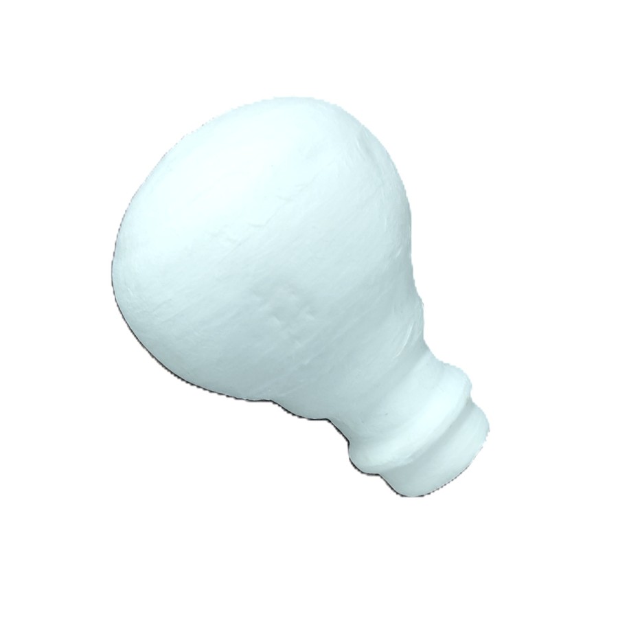 Tête de marionnette en papier maché 105 mm ampoule Tête de marionnette en papier maché 105 mm ampoule