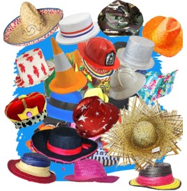 Lot de  chapeaux originaux : soirée tête de ouf garantie !
