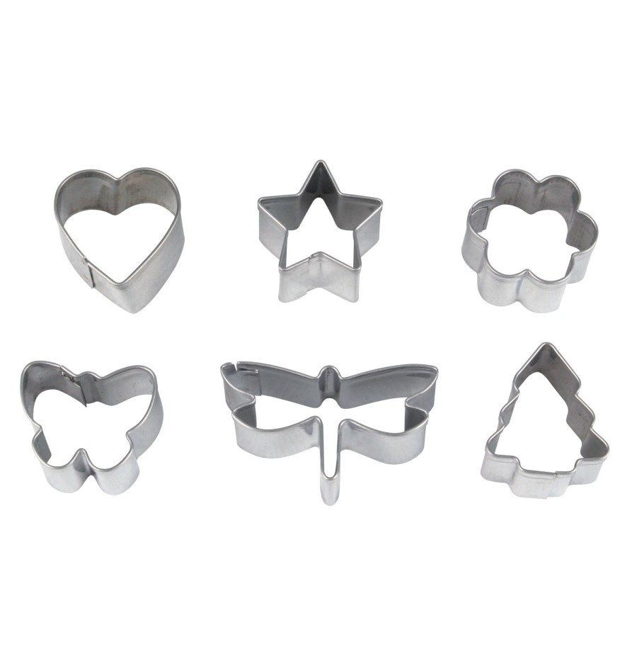 Sachet  de 6 emportes pièces métalliques