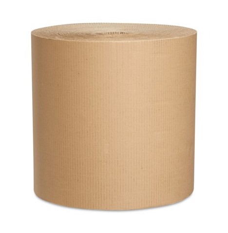Rouleau de carton ondulé 1 x 50 m simple canelure
