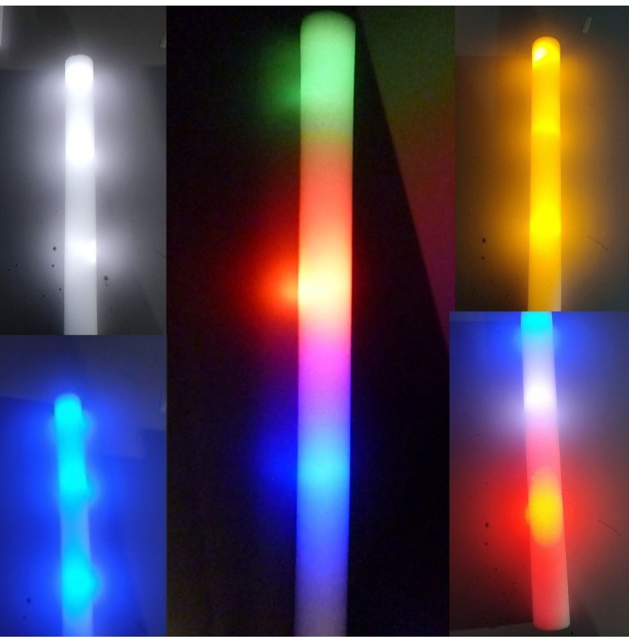 25 Bâtons Mousse Leds