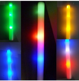 25 Bâtons Mousse Leds