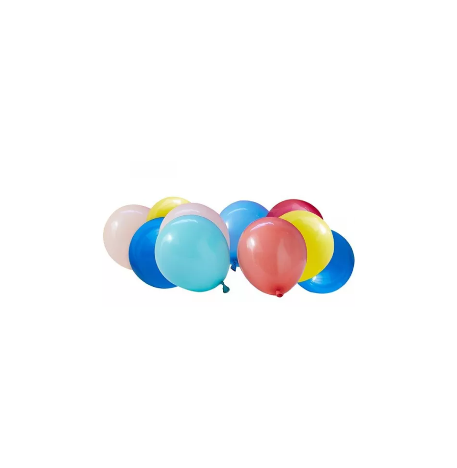 10 Ballons latex 16 cm Couleurs assorties