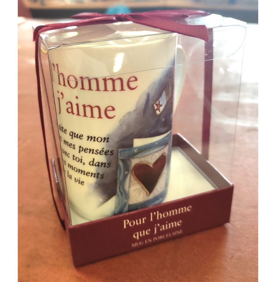 Mug " pour l'homme que j'aime " Mug " pour l'homme que j'aime "