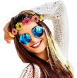 Couronne de fleurs Hippie