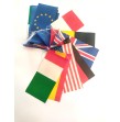 Guirlande papier fanions Drapeaux Pays 15 m
