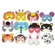 12 Masques animaux en mousse assortis 12 Masques animaux en mousse assortis