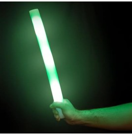 Bâton Mousse avec Leds 47 cm Couleurs au choix