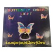 Lampe à fibre optique motif Papillon