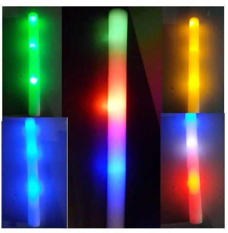25 Bâtons Mousse Leds