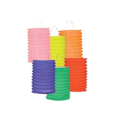 Lampion cylindrique unicolores diam 13 - Articles Kermesse, Travaux...