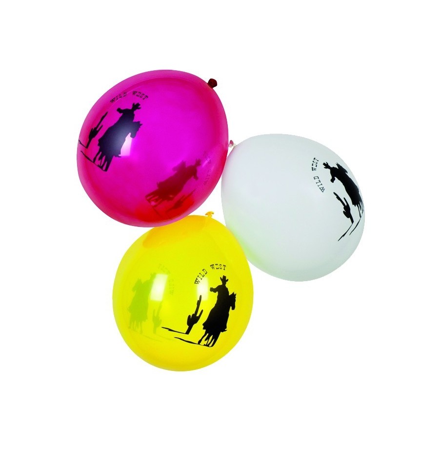 Ballon Far West sachet de 6