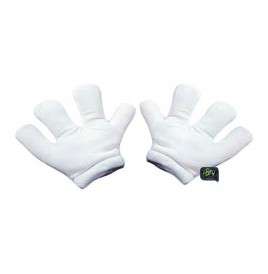 Gants de souris blanc la paire - Accessoires  pas cher