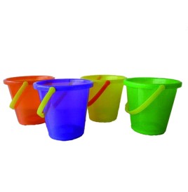 Seau de plage Diam 17 cm pailleté