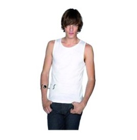 Maillot type  Marcel blanc