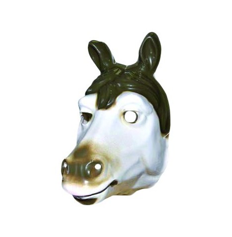 Masque Cheval moyen modèle plastique rigide - Loups et Masques  pas...