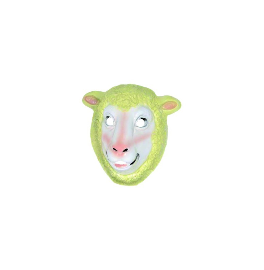 Masque Mouton moyen modèle plastique rigide