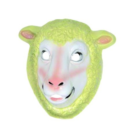 Masque Mouton moyen modèle plastique rigide