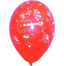 Ballon Espagna 29 cm coul assorties -les 50
