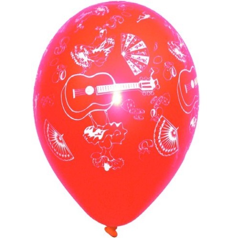 Ballon Espagna 29 cm coul assorties -les 50