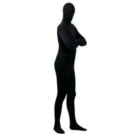 Costume FROTT' MAN Noir M/L - Halloween  pas cher