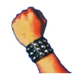 Bracelet à clous triple
