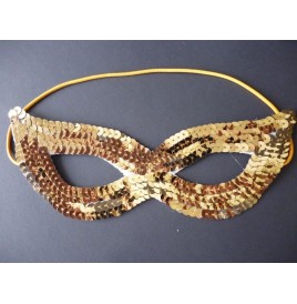 Loup sequins Or